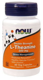 Ltanine 60 gélules NOW FOODS